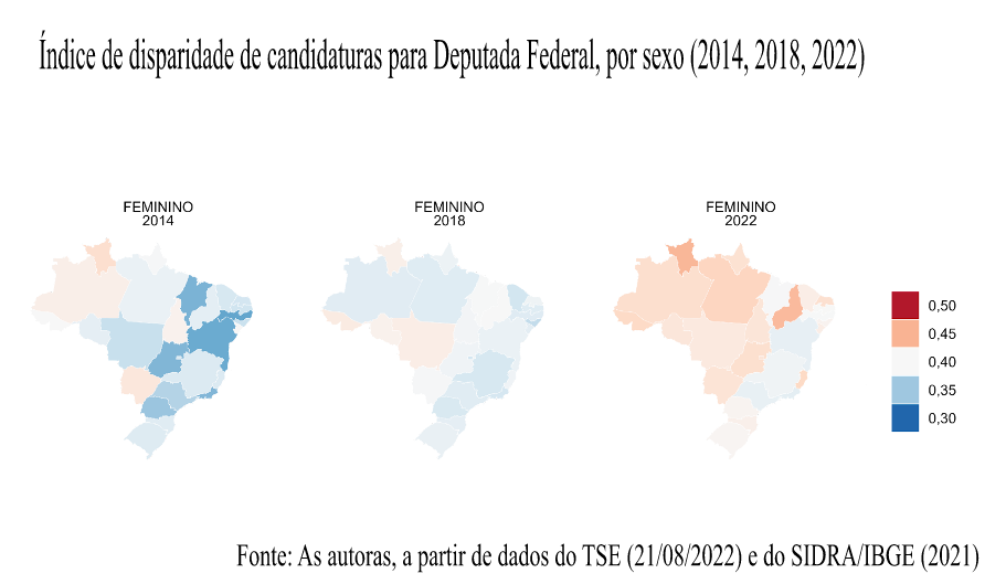 Eleições 2022: candidatura feminina é igual em qualquer lugar?